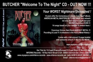 SonicAbuse | Butcher - 'Welcome To The Night' Album Review