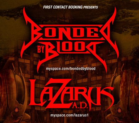 Lazarus AD & Bonded By Blood – Live Review