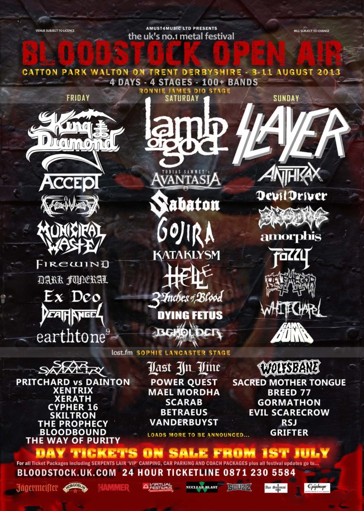 Bloodstock Announce New Names