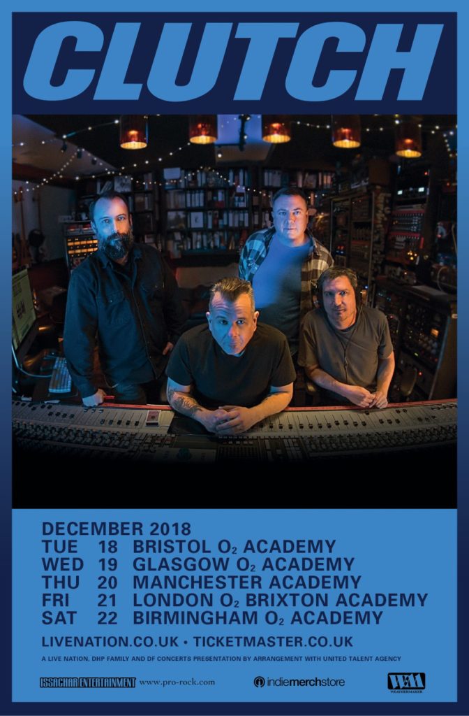 Clutch Announce UK Tour SonicAbuse