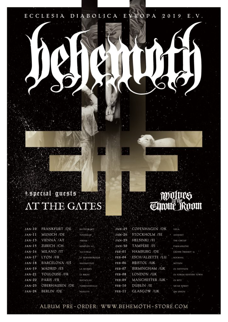 Behemoth Announce Single, Album & Tour SonicAbuse