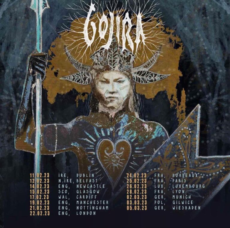 gojira tour uk 2023
