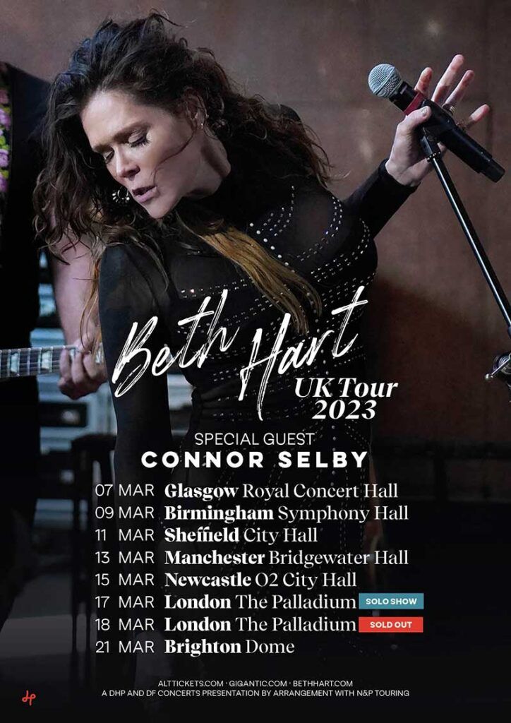 SonicAbuse | Beth Hart W/ Connor Selby Review: Birmingham Symphony Hall 09/03/2023