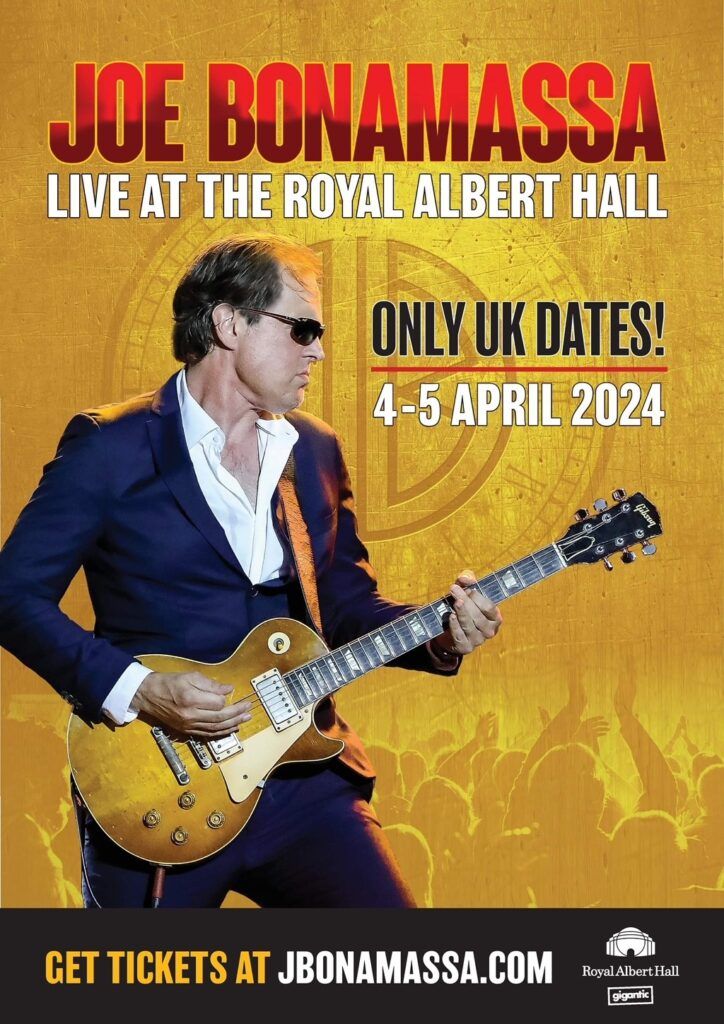 SonicAbuse | Joe Bonamassa Announces Two Night Stand At The Royal Albert Hall For 2024