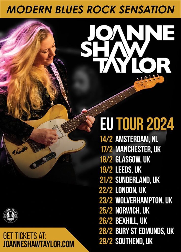 SonicAbuse | Joanne Shaw Taylor Announces February 2024 UK Tour