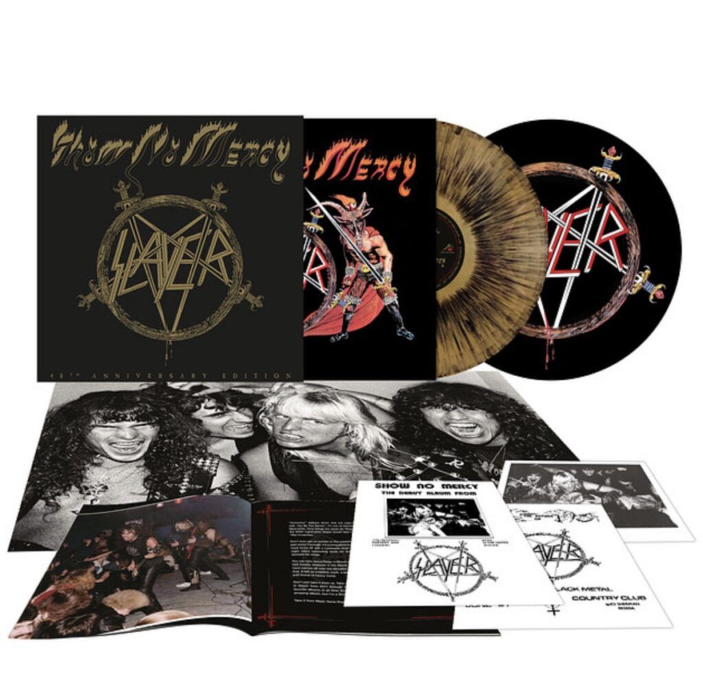 SonicAbuse: Slayer & Metal Blade To Release 40th Anniversary "Show No Mercy" Vinyl 