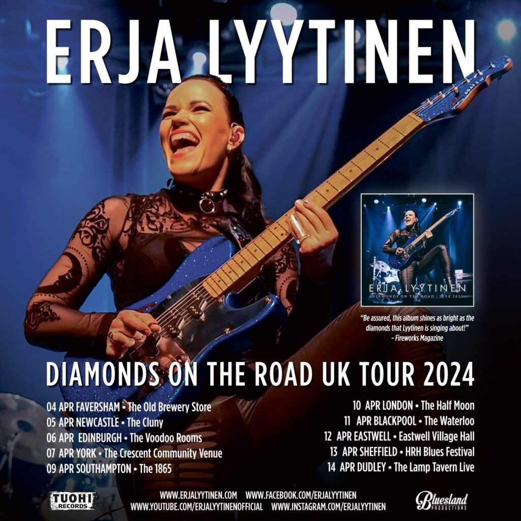 Erja Lyytinen Announces “Diamonds On The Road” April 2024 UK Tour ...