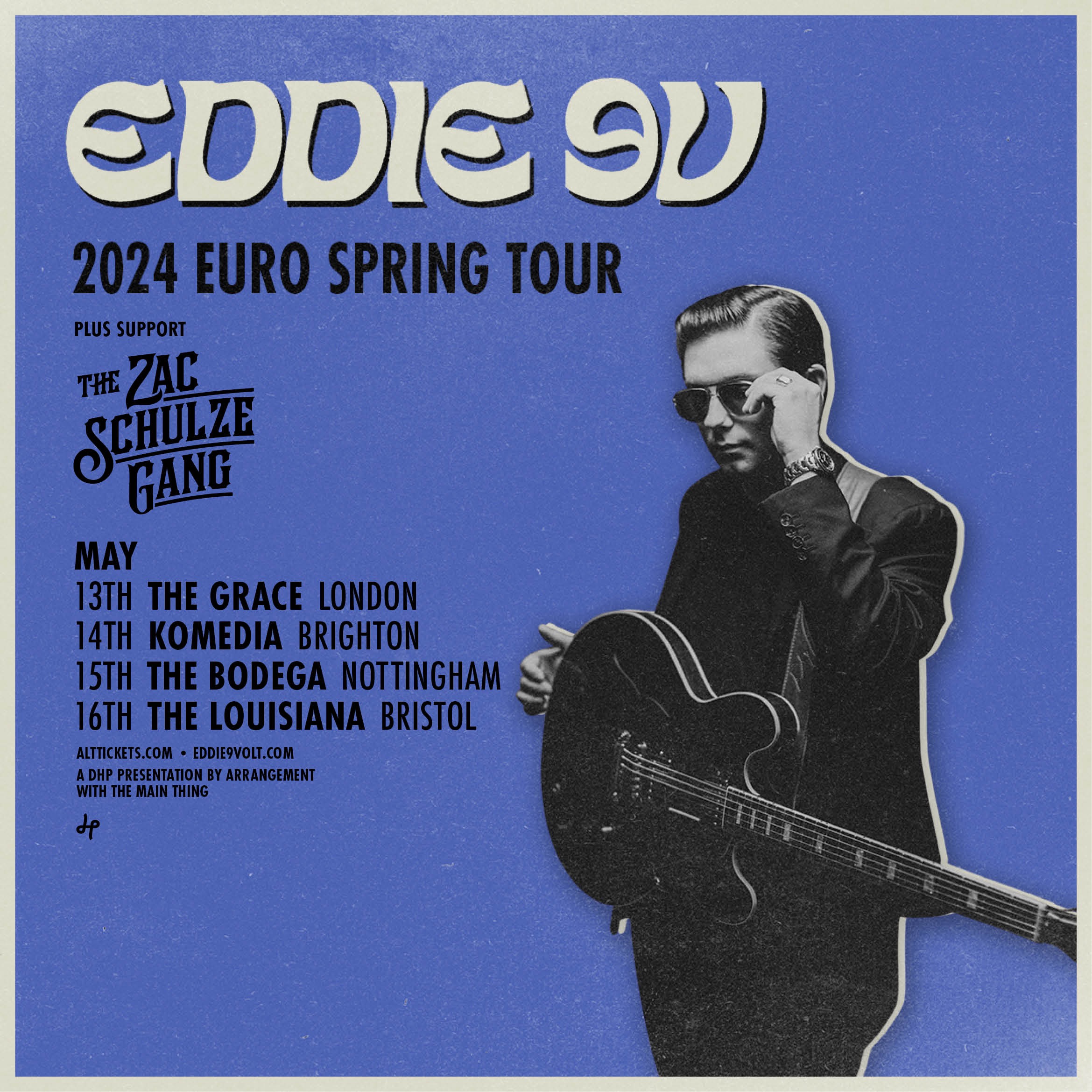 Eddie 9V Announces Euro Spring Tour