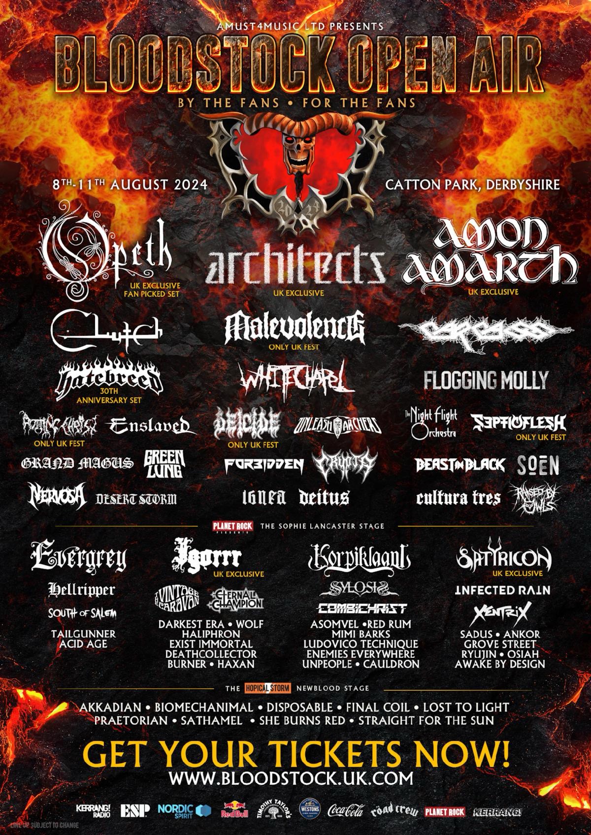 Bloodstock Announce First New Blood Bands & M2TM Finals