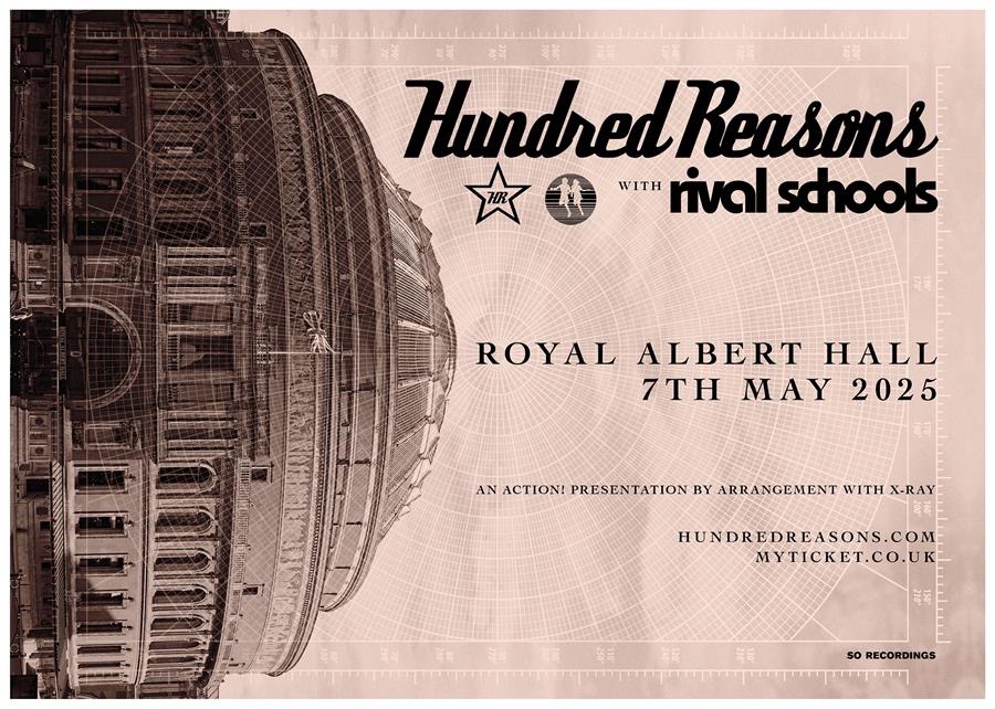 Hundred Reasons Announce Royal Albert Hall Show