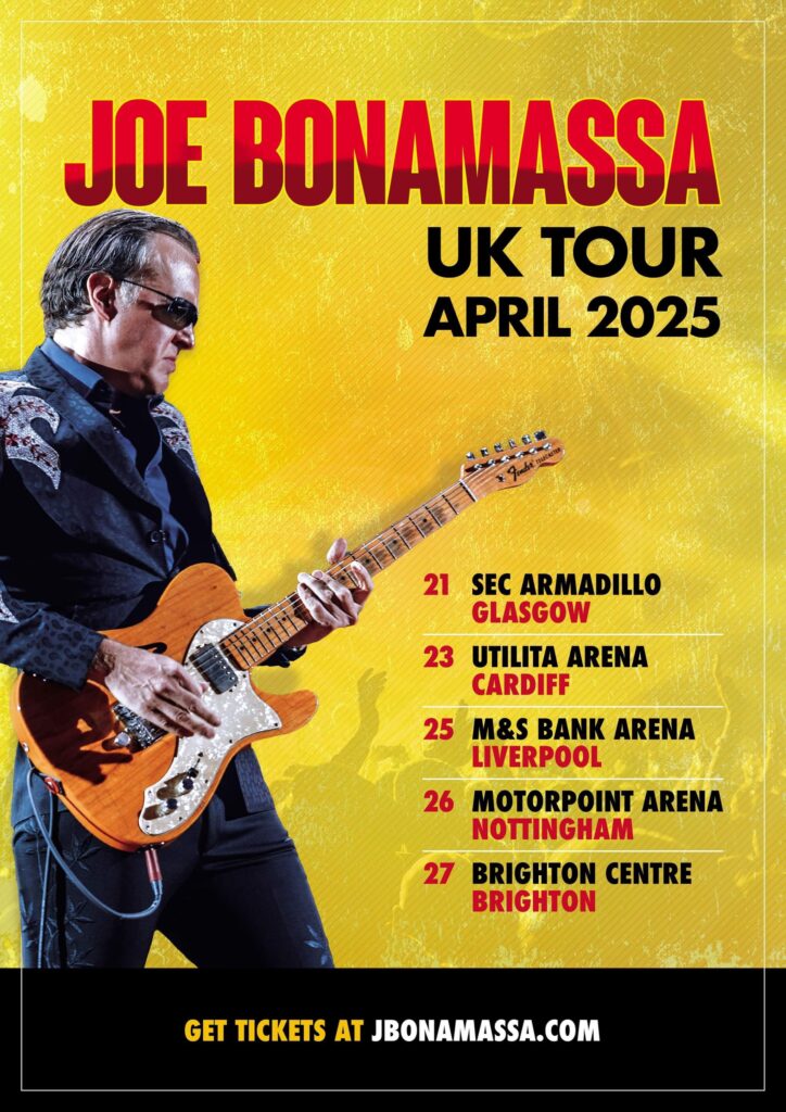 SonicAbuse | Joe Bonamassa Announces 2025 UK Dates