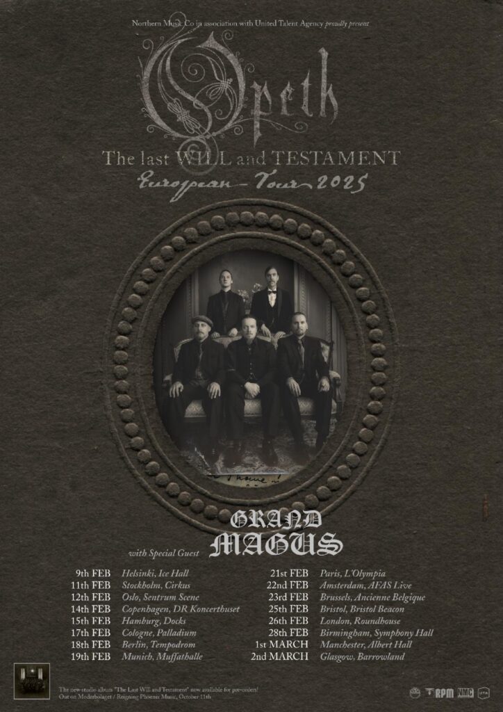 SonicAbuse | Opeth Announce 2025 Tour With Grand Magus