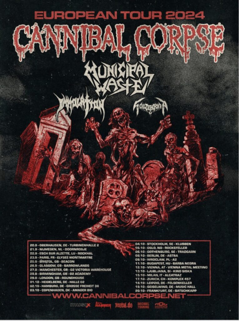 SonicAbuse | Cannibal Corpse Out On Tour In September / October