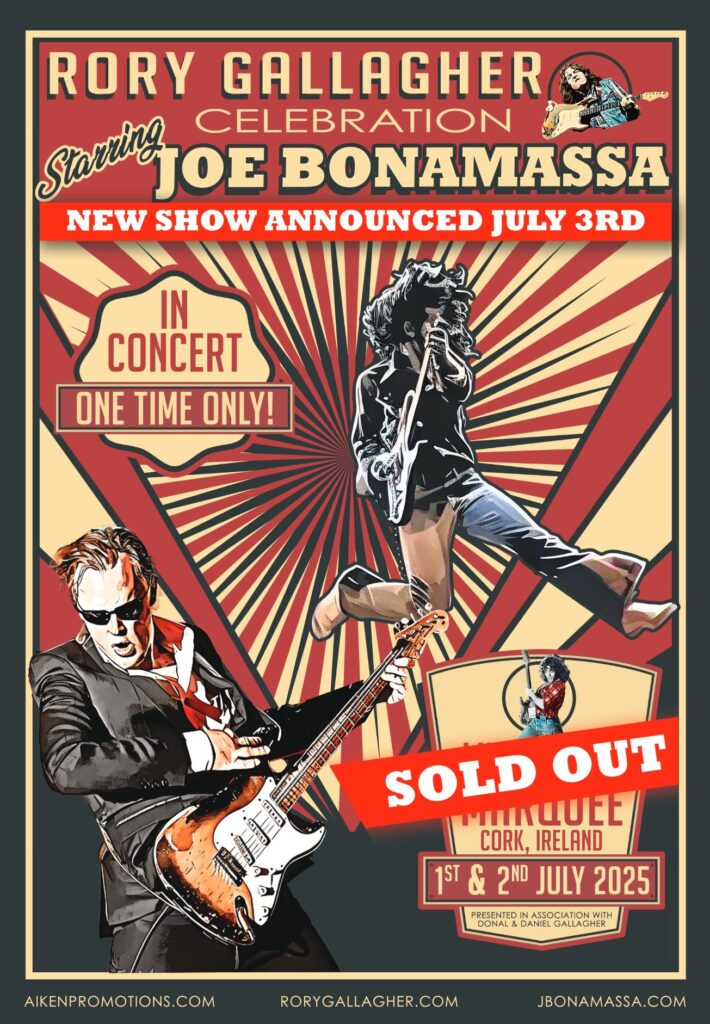 Joe Bonamassa Adds Third Rory Gallagher Date