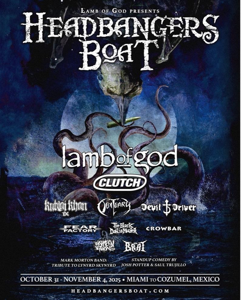 SonicAbuse | Lamb Of God & Sixthman Present Headbanger's Boat 2025