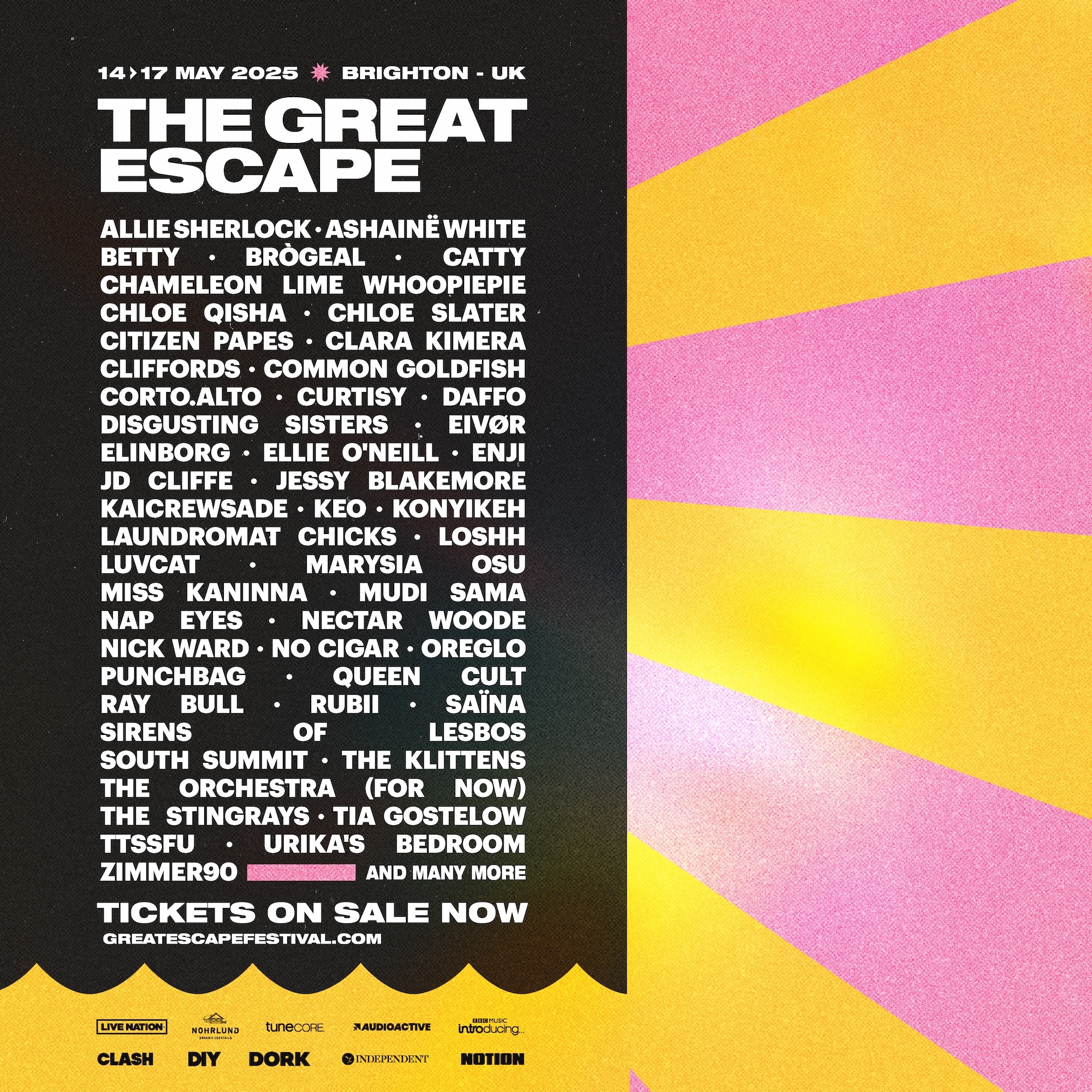 SonicAbuse | The Great Escape Festival Reveals The First Fifty Artists