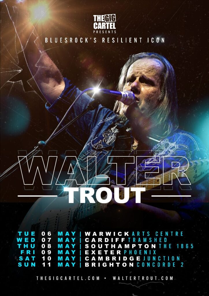 Walter Trout Announces 2025 UK Tour Dates