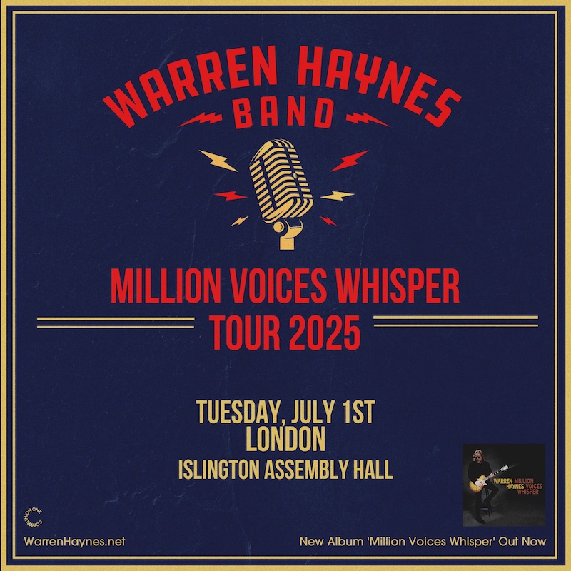SonicAbuse | Warren Haynes Announces One-Off London Date