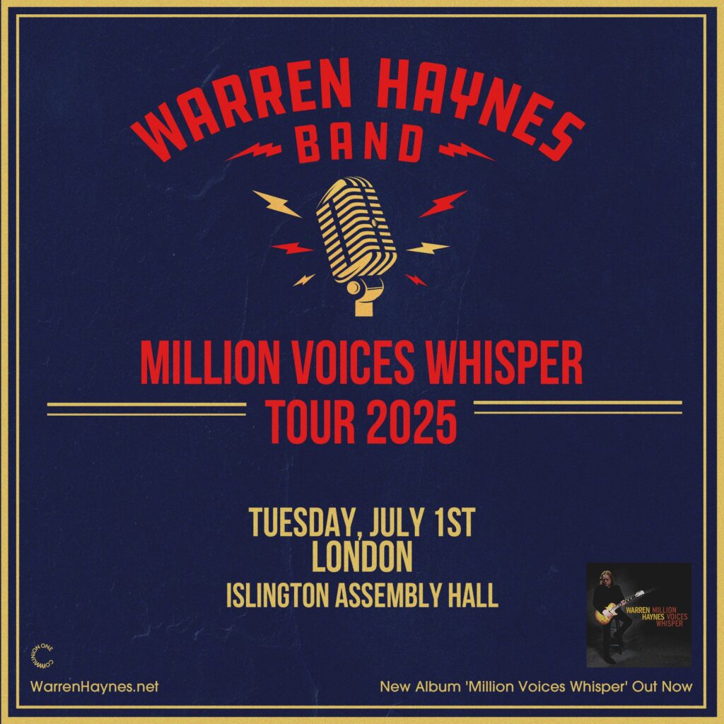 Warren Haynes Announces One-Off London Date Warren Haynes Announces One-Off London Date