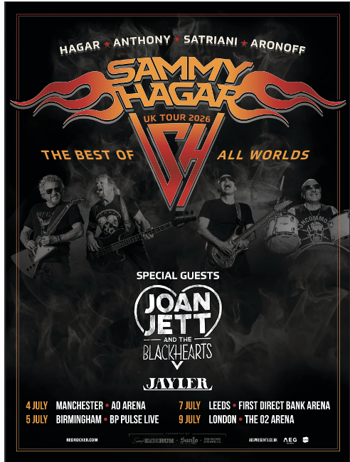 SonicAbuse | Sammy Hagar Announces The Best Of All Worlds UK Tour