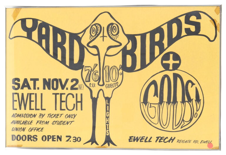 Yardbirds Ewell Tech poster